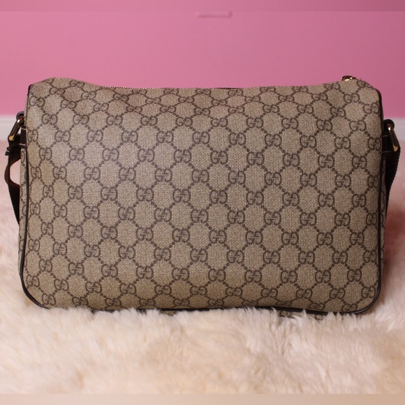 Gucci GG Monogram Leather Crossbody Bag - Picture 3 of 10